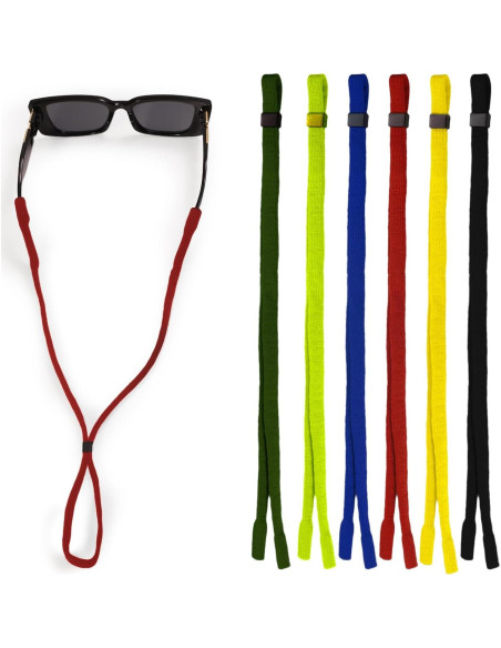 Correa Ajustable para Gafas 6 Piezas Antideslizante Unisex