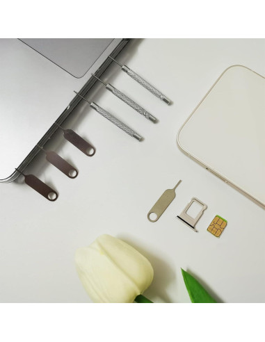 Juego de 7 Herramientas de Extracción SIM RAKDSYMC - Compatible con Smartphones