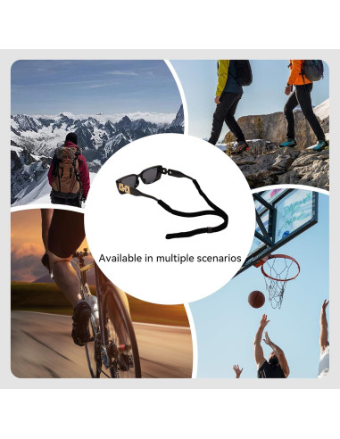 Correa Ajustable para Gafas 6 Piezas Antideslizante Unisex