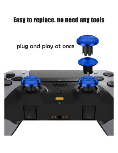 Palancas de metal intercambiables Ceozon para controlador PS5 Edge 6 en 1