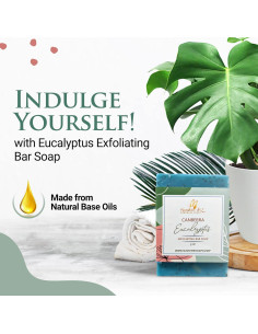 Jabón Exfoliante Sunshine & K Eucalipto 142 g - Hecho a Mano 2