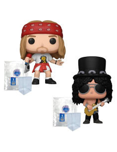 Conjunto de 2 Fundas Protectores de Plástico Blue Salamander - Axl Rose y Slash