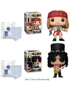 Conjunto de 2 Fundas Protectores de Plástico Blue Salamander - Axl Rose y Slash 2