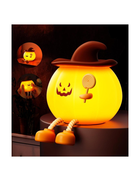 Luz Nocturna Calabaza CUIETUEE USB 500mAh 3 Brillos