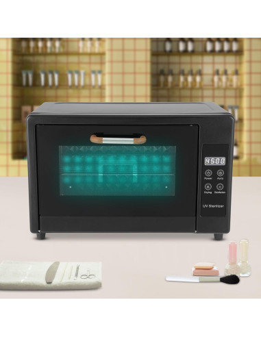 Caja Limpiadora de Uñas TEIPENG 24L Luz U-V 230W