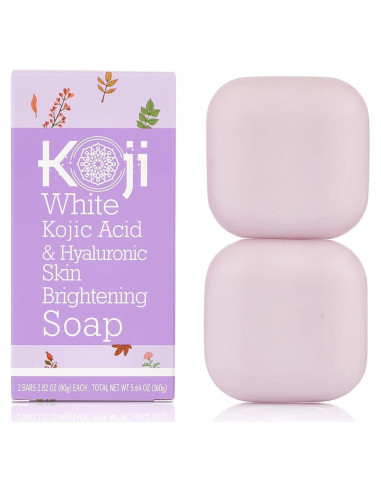 Jabón Aclarador Koji White 80g - Ácido Kójico y Hialurónico
