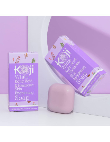 Jabón Aclarador Koji White 80g - Ácido Kójico y Hialurónico