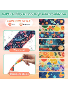 120 Calcomanías Sensoriales TOEMUR - Alivio de Ansiedad 2