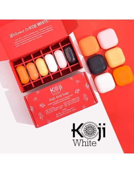 Jabón Aclarador Koji White 80g - Ácido Kójico y Hialurónico