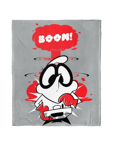 Manta de Toque de Seda Northwest Dexter's Lab 127x152 cm Boom