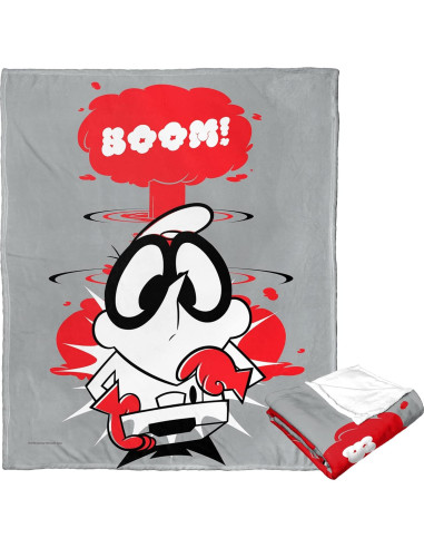 Manta de Toque de Seda Northwest Dexter's Lab 127x152 cm Boom