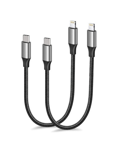 Cable USB C a Lightning 1.5 pies Fushok Carga Rápida MFi