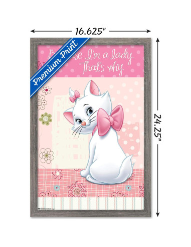 Póster Enmarcado Trends International Disney Aristogatos Marie 37.4x56.8cm