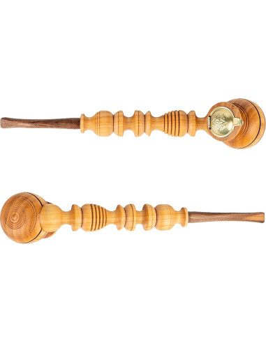 Pipa de Tabaco Dr. Watson Churchwarden Hecha a Mano 26.5 cm