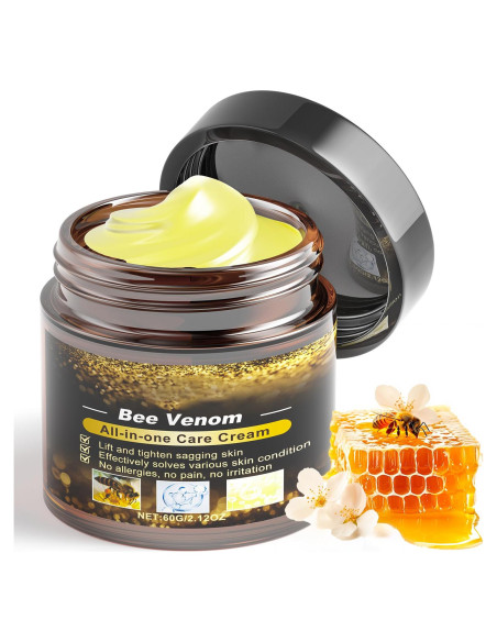 Crema Antienvejecimiento Veneno de Abeja Caderno Inteligente 60g
