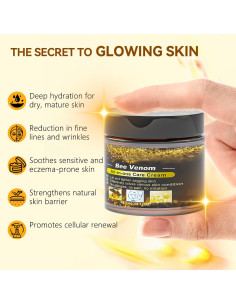 Crema Antienvejecimiento Veneno de Abeja Caderno Inteligente 60g 2