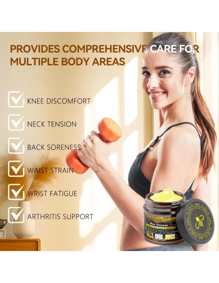 Crema Antienvejecimiento Veneno de Abeja Caderno Inteligente 60g