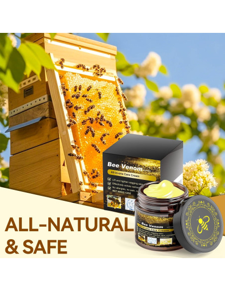 Crema Antienvejecimiento Veneno de Abeja Caderno Inteligente 60g