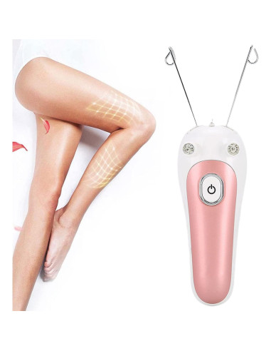 Epilador de Hilo Facial Eléctrico Watris Veiyi Rosa 5W