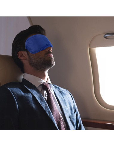 12 Máscaras de Sueño Multicolor Hicarer con Almohadilla Nasal