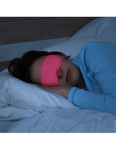 12 Máscaras de Sueño Multicolor Hicarer con Almohadilla Nasal