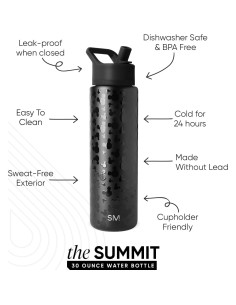 Botella de Agua Simple Modern Summit 30oz Mickey Inoxidable 2