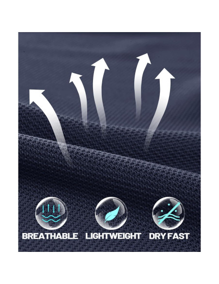 Camiseta Polo Hombre Magcomsen 3 Botones Manga Larga Marino