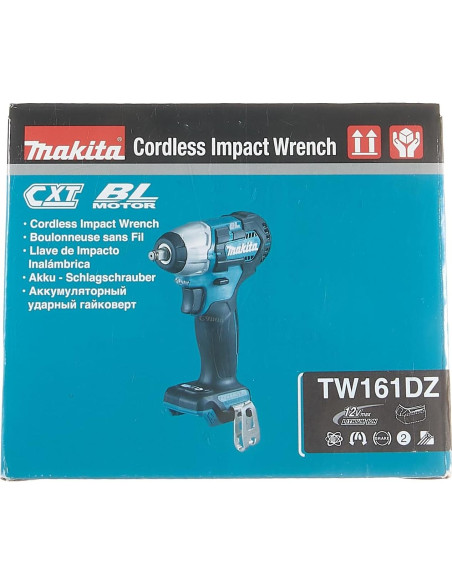 Llave de Impacto Makita TW161DZ 12V CXT 165Nm 1/2"