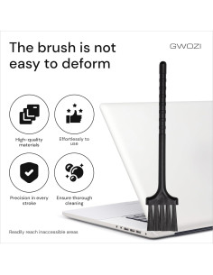 Cepillo de Teclado Antiestático GWOZI - 2 Pcs, Limpieza Multicolor 2