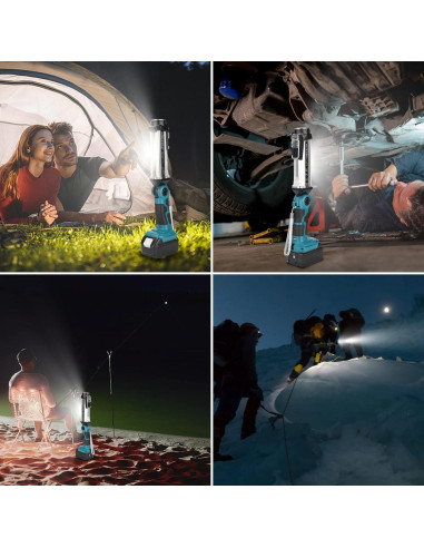 Luz de Trabajo LED Taingwei 2000LM para Batería Makita 18V