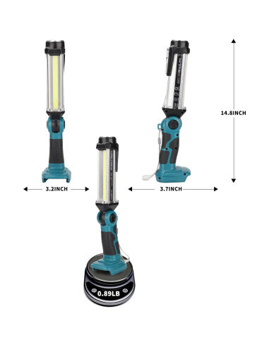 Luz de Trabajo LED Taingwei 2000LM para Batería Makita 18V