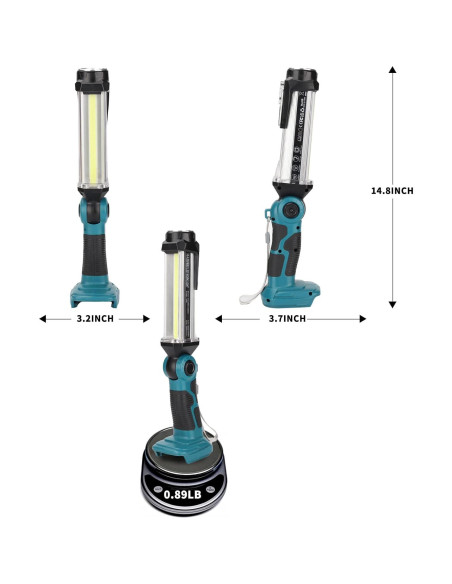 Luz de Trabajo LED Taingwei 2000LM para Batería Makita 18V