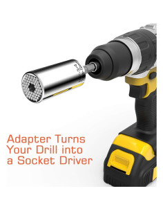 Enchufe Universal EFFECTEER 7mm-19mm Adaptador Multifuncional 2