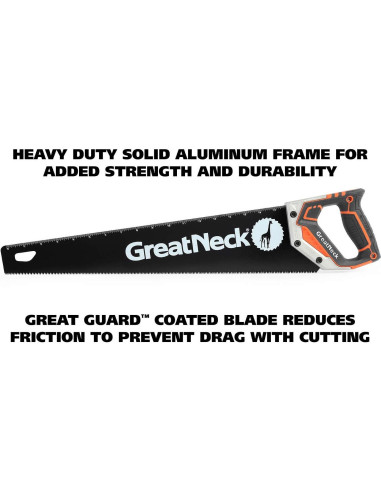 Sierra de Mano GreatNeck 74004 50.8 cm Dientes de Triple Bisel