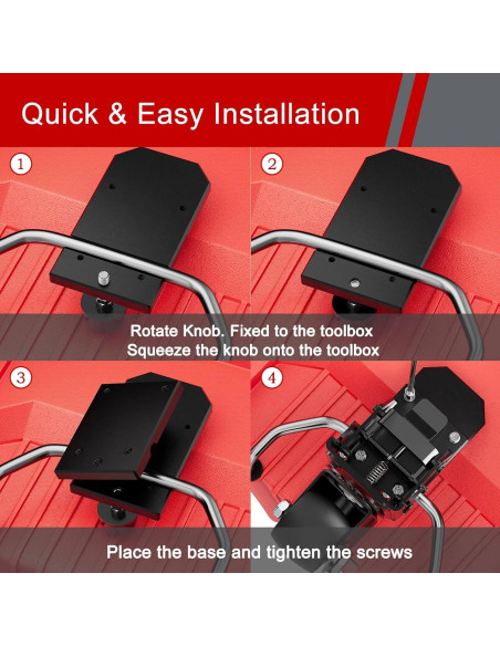 Kit de Ruedas con Freno MAICHUAN para Caja de Herramientas 90.72 kg