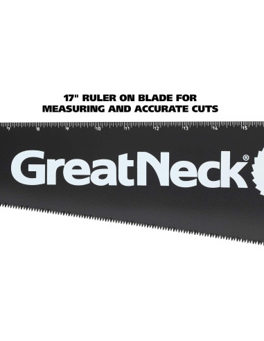 Sierra de Mano GreatNeck 74004 50.8 cm Dientes de Triple Bisel