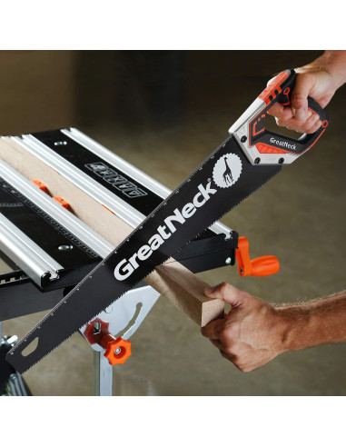 Sierra de Mano GreatNeck 74004 50.8 cm Dientes de Triple Bisel