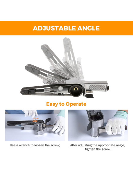 Mini Lijadora de Banda BEAMNOVA 20mm 3 Correas Grano 80/100/120