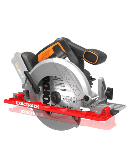 Sierra Circular Inalámbrica WORX 20V 6-1/2" Exactrack WX530L.9