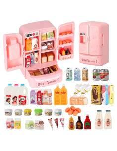 Mini Refrigerador Juguete KIMO con 42 Accesorios de Comida