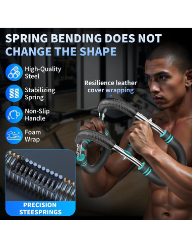 Entrenador de Brazo EINOJEOY b006 Resistencia Ajustable 27-45 kg