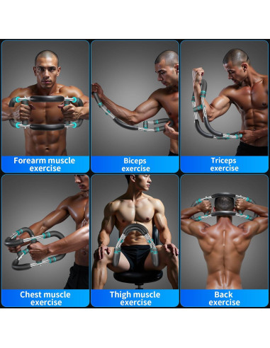 Entrenador de Brazo EINOJEOY b006 Resistencia Ajustable 27-45 kg