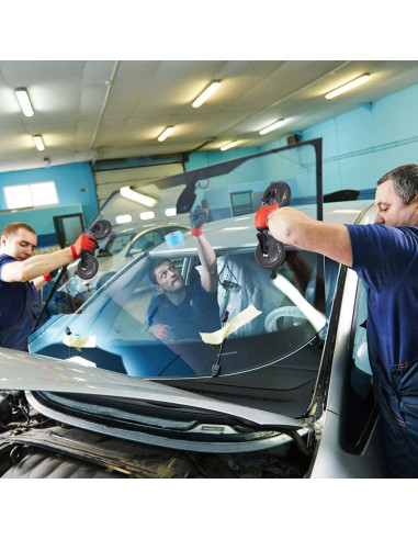 2 Ventosas de Aluminio Genubi para Cristales y Azulejos