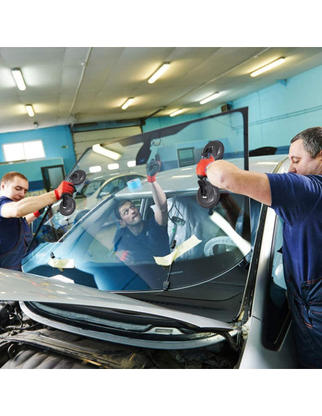 2 Ventosas de Aluminio Genubi para Cristales y Azulejos