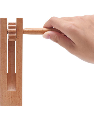 Matraca de Madera Tradicional Mexicana para Fiestas 15 cm