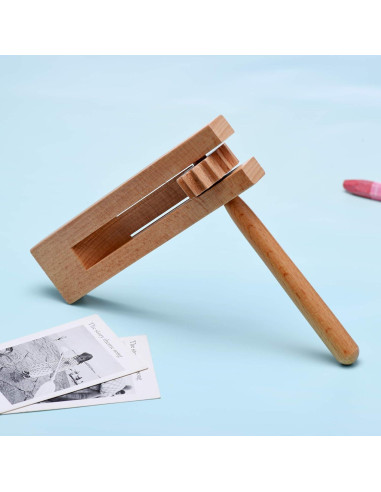 Matraca de Madera Tradicional Mexicana para Fiestas 15 cm