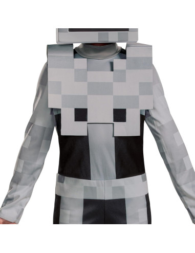 Disfraz Esqueleto Minecraft Disguise para Niños 4-6 Años