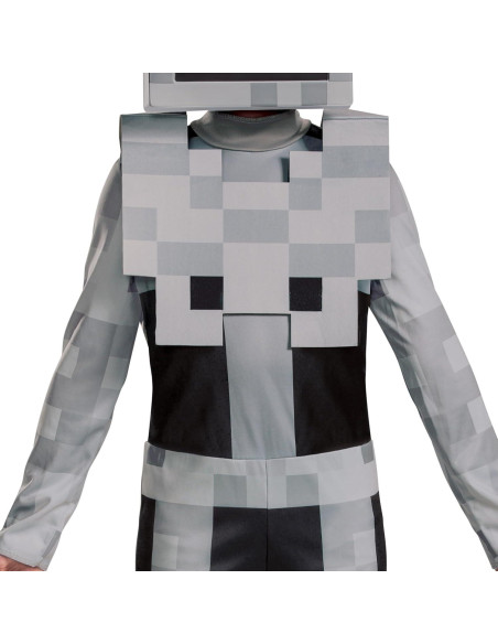 Disfraz Esqueleto Minecraft Disguise para Niños 4-6 Años