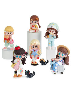 Conjunto de 6 figuras coleccionables Milay Daily Times