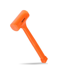 Martillo de Golpe Muerto Neiko 02846A 0.45 kg Naranja Neón